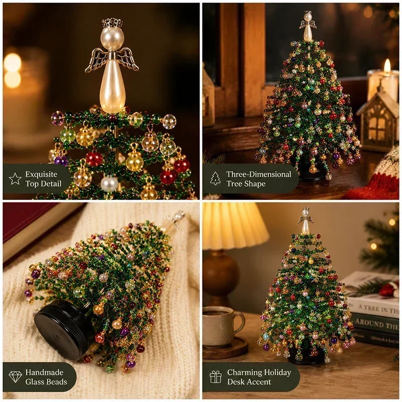 🎄✨ Kit DIY para Árbol de Navidad con Cuentas – 🎅 Crea tu propia decoración navideña que brilla con magia 💡