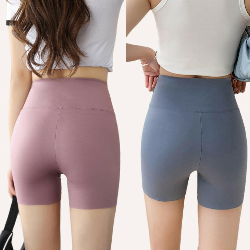 Pantalones cortos de yoga sin costuras moldeadores 3 en 1