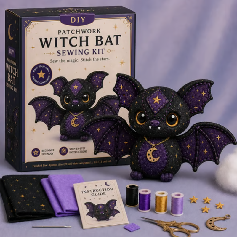 Kit de Costura de Animales Mágicos Ideal para Principiantes