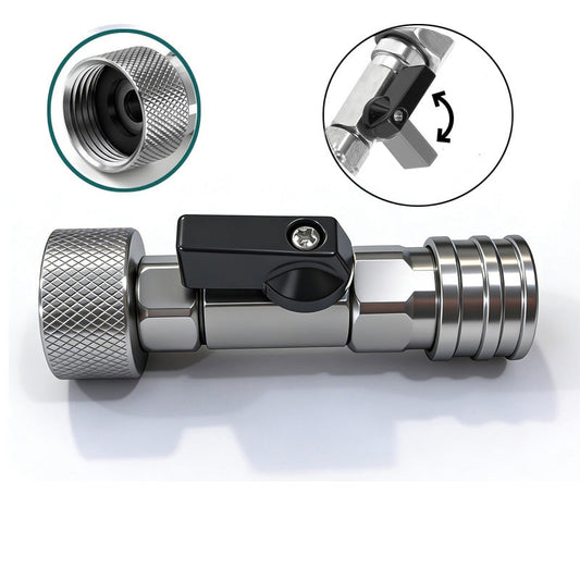 Adaptador de 3/4" GHT a Conector Rápido de 1/4"