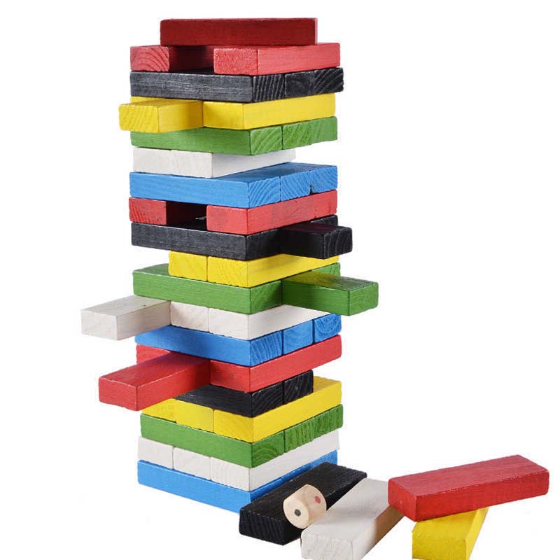 Juego de Torre de Madera Apilable