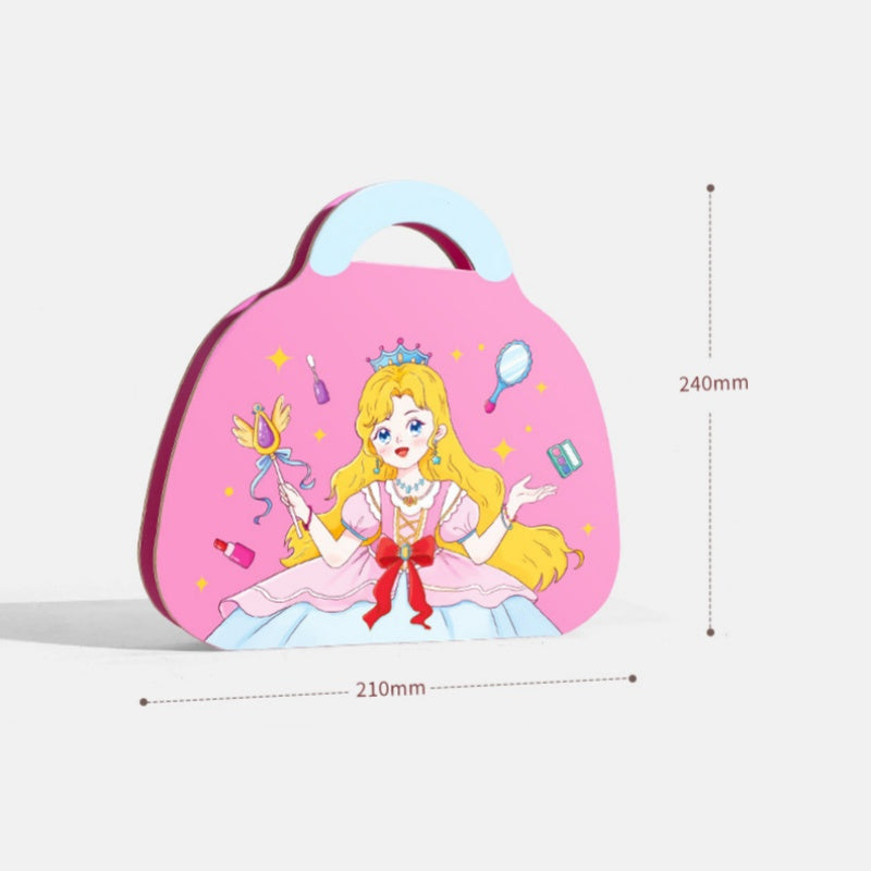 Kit de manualidades de maquillaje de papel con temática de princesas