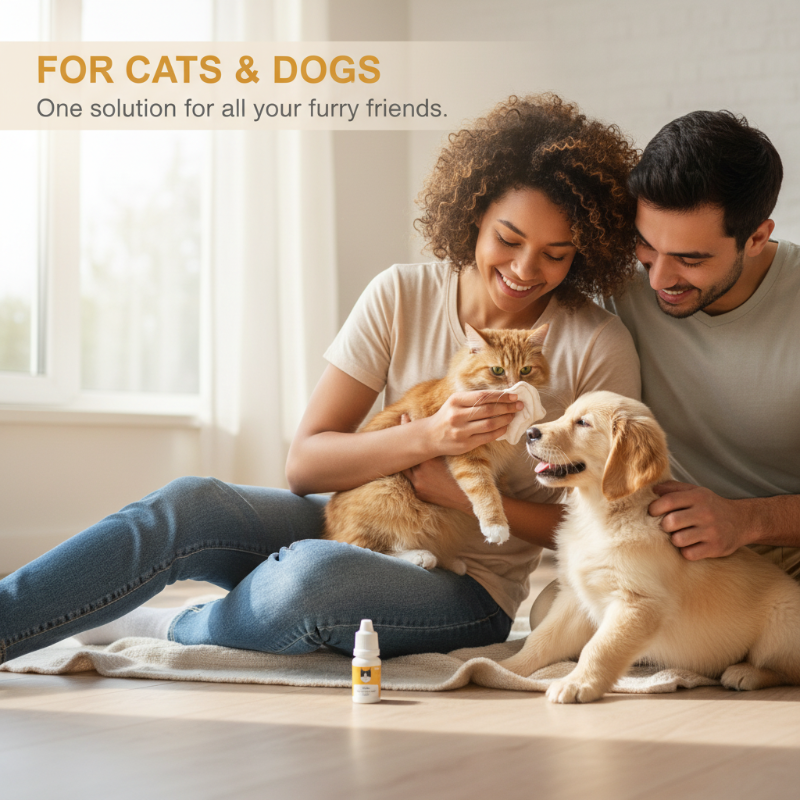 Gotas oftálmicas suaves para mascotas