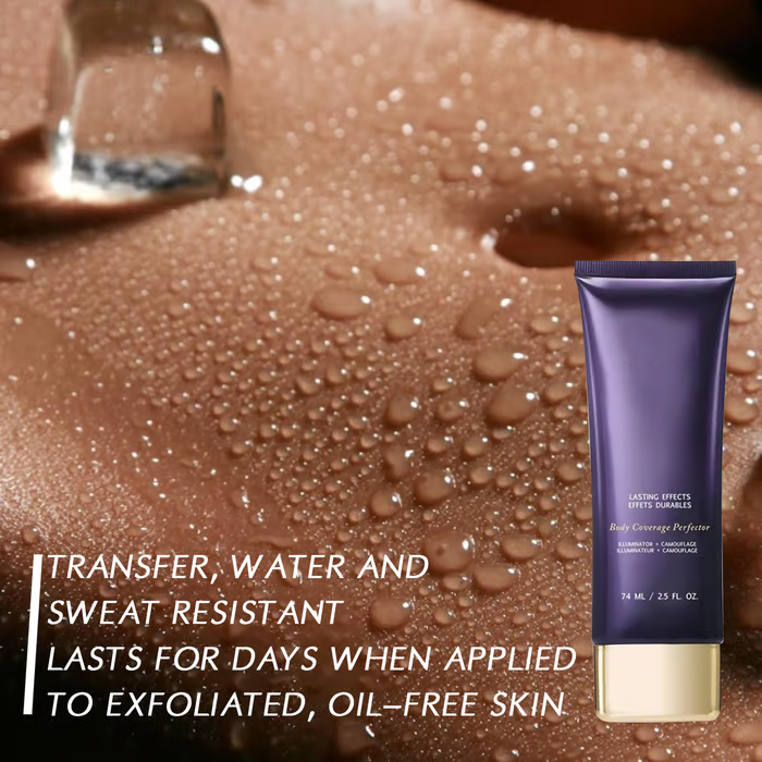 💜Último día: ¡Compra 1 y llévate 1 gratis!💜✨Perfeccionador de cobertura corporal: maquillaje corporal resistente al agua, ligero e impecable