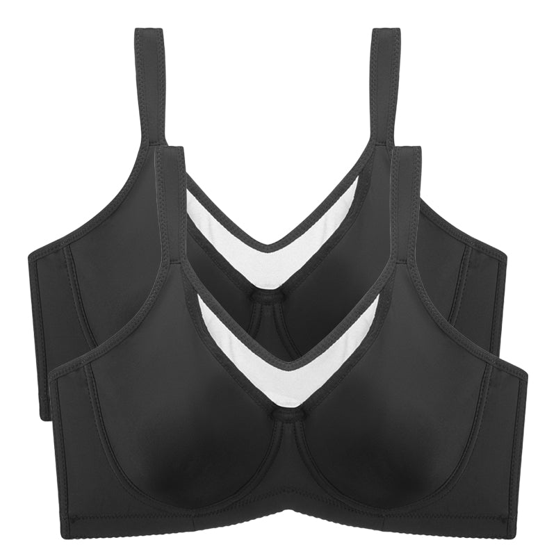 💐Sujetador elegante de cobertura completa transparente para mujer de talla grande