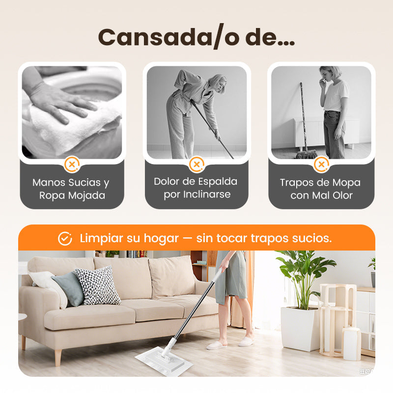 🔥【1° Más Vendido】🔥 Limpieza lenta/paños desechables/esfuerzo?Ecologistas recomiendan!
