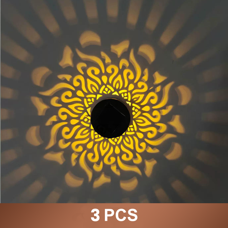 Lámpara Solar Mandala – Decoración Mágica para Exterior