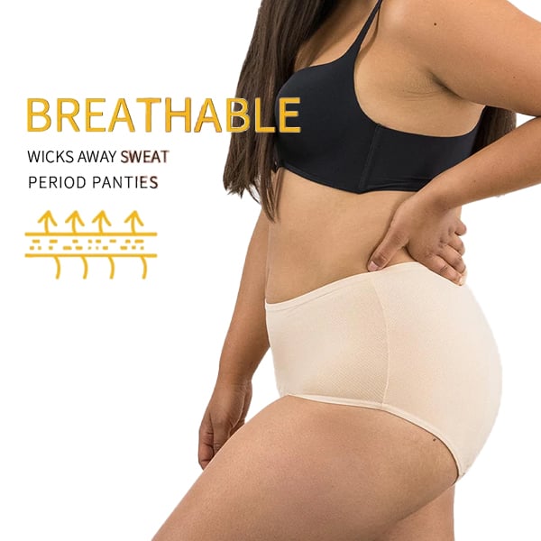 🌸Compre 1 y llévese 3 packs🔥2026 Más vendido Braguitas de cintura alta a prueba de fugas