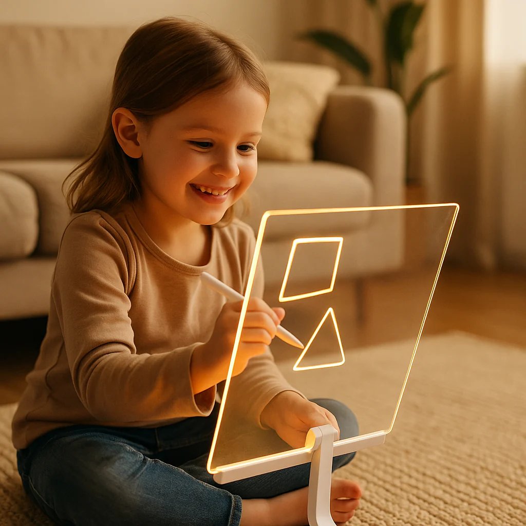 ⏳🎨Tablero de dibujo LED luminoso para niños