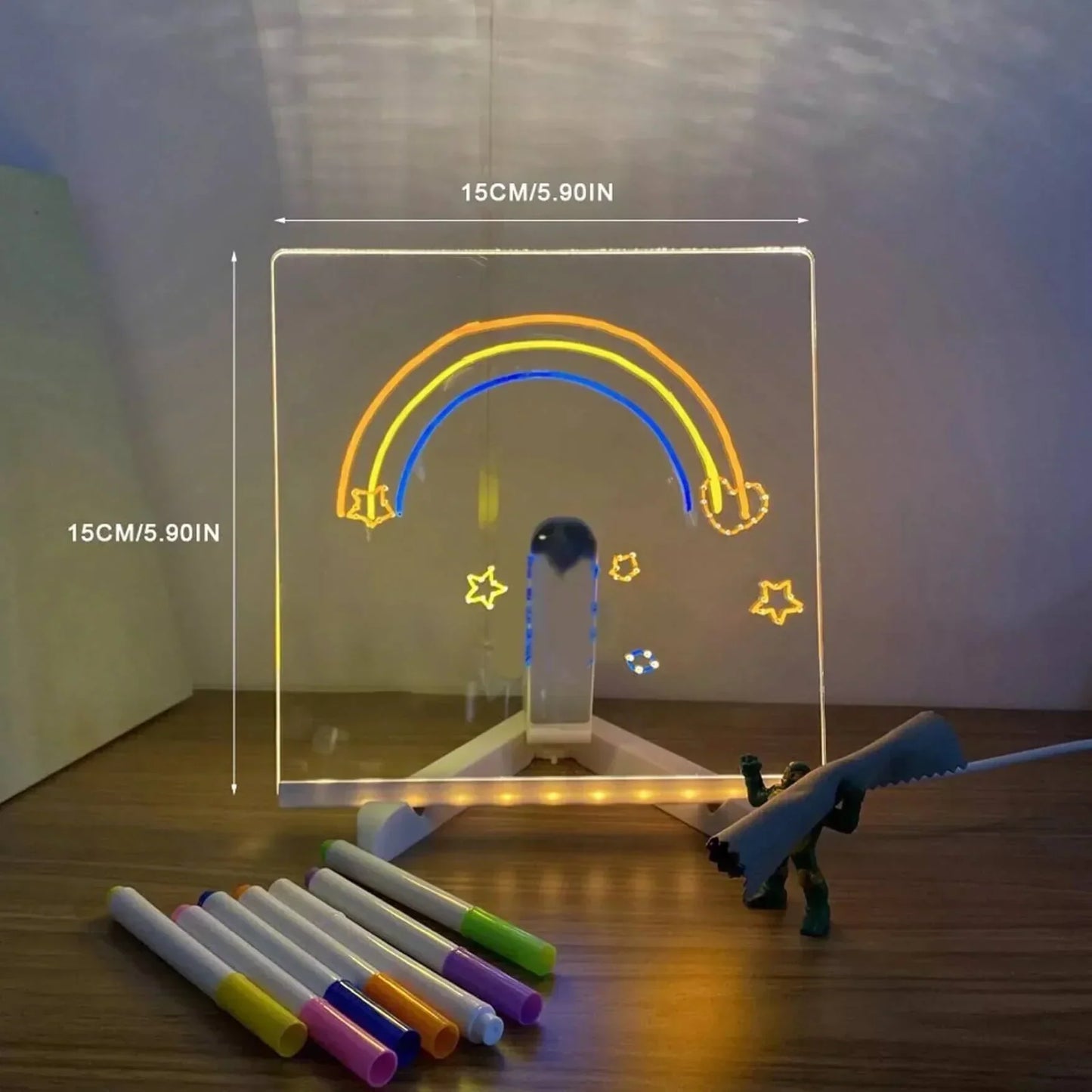 ⏳🎨Tablero de dibujo LED luminoso para niños