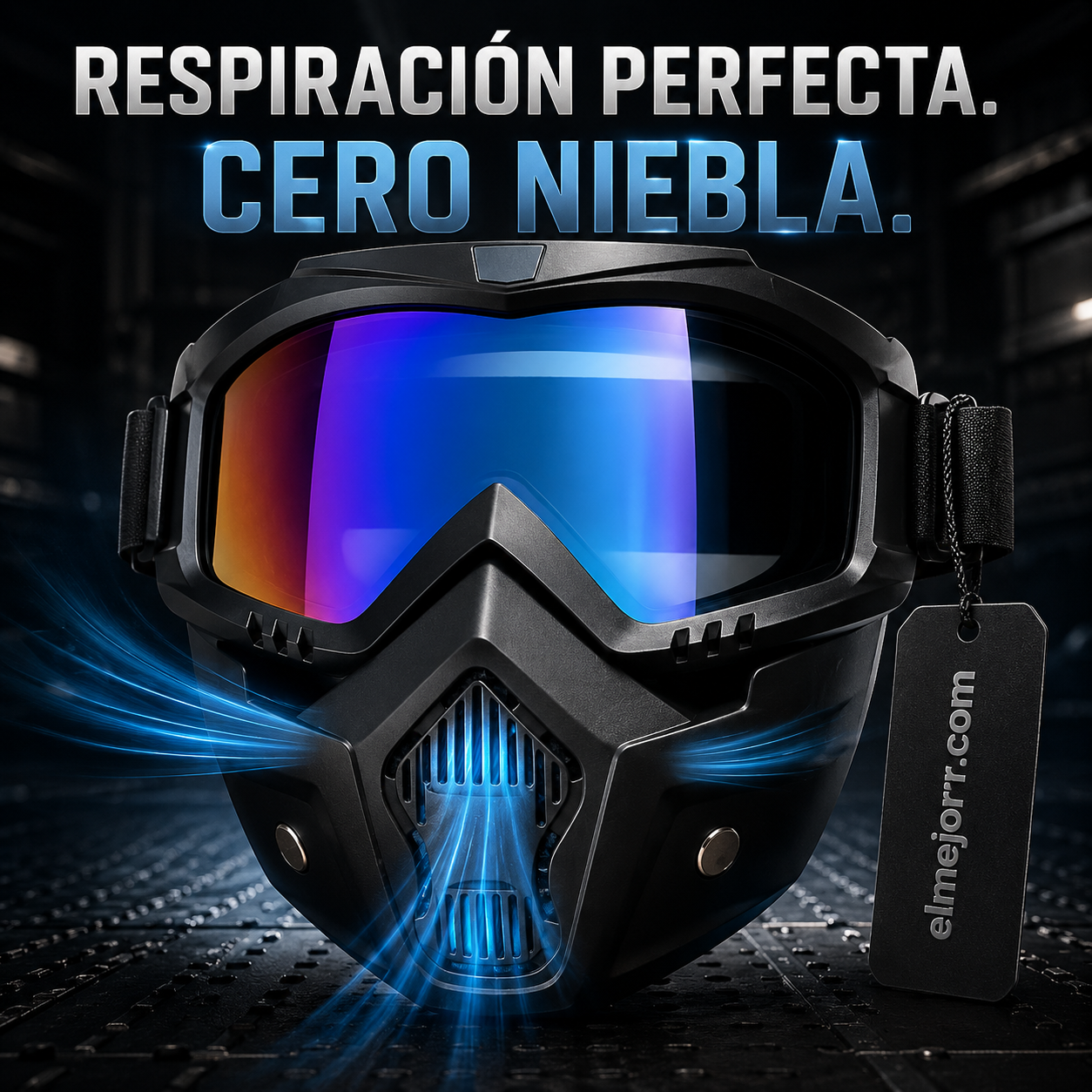 Máscarilla especial para soldadura y corte（antideslumbrante, anti radiación ultravioleta y antipolvo）