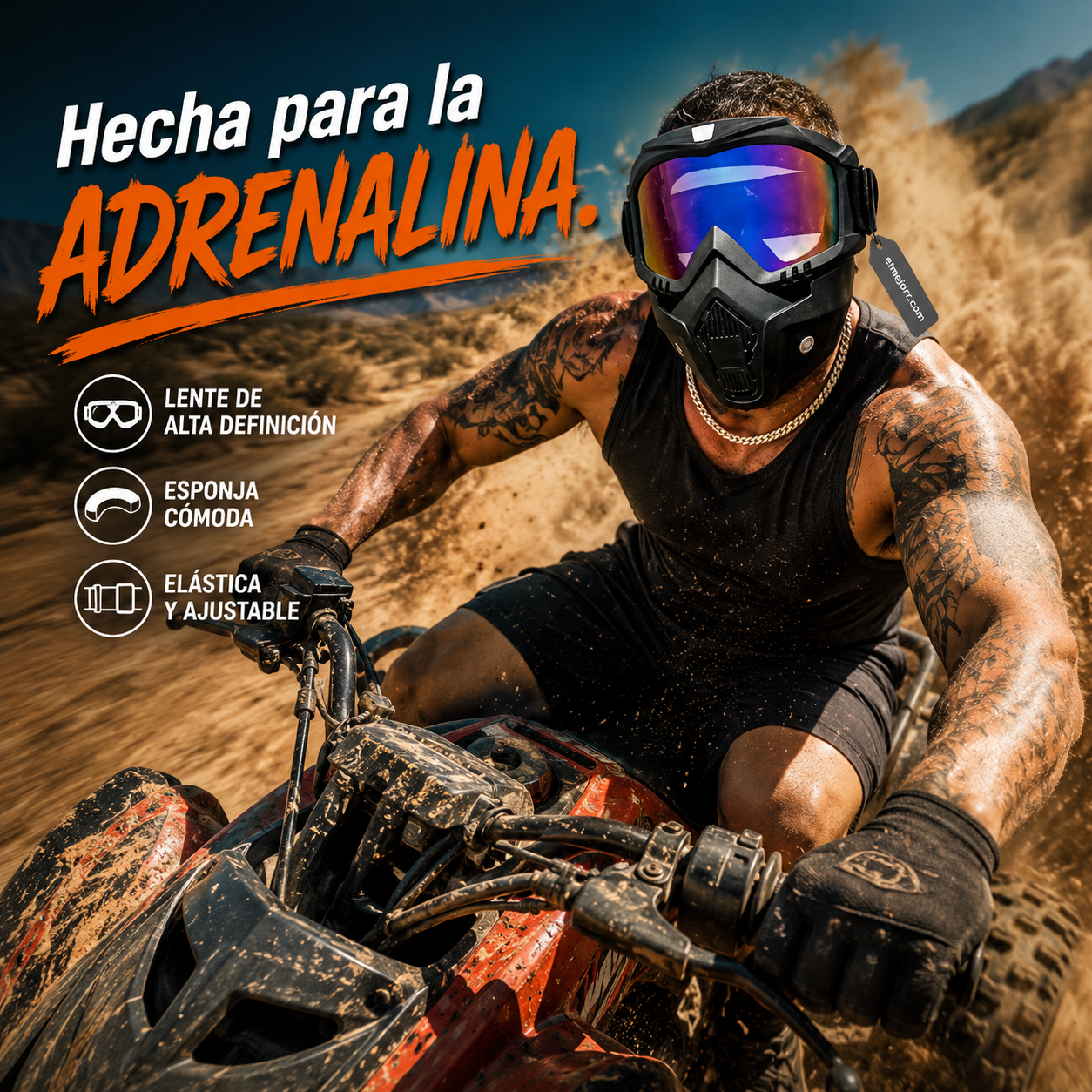 Máscarilla especial para soldadura y corte（antideslumbrante, anti radiación ultravioleta y antipolvo）