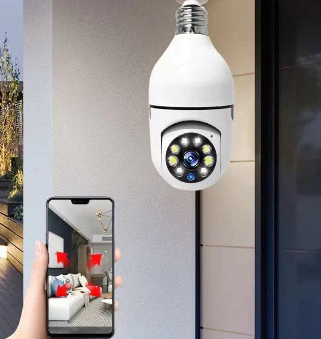 Cámara de Seguridad 4MP con Foco y Seguimiento IA | Visión Nocturna Full Color, WiFi Dual y Alertas Inteligentes