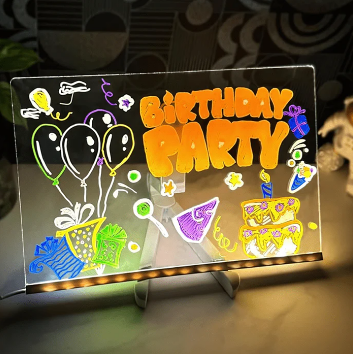 ⏳🎨Tablero de dibujo LED luminoso para niños