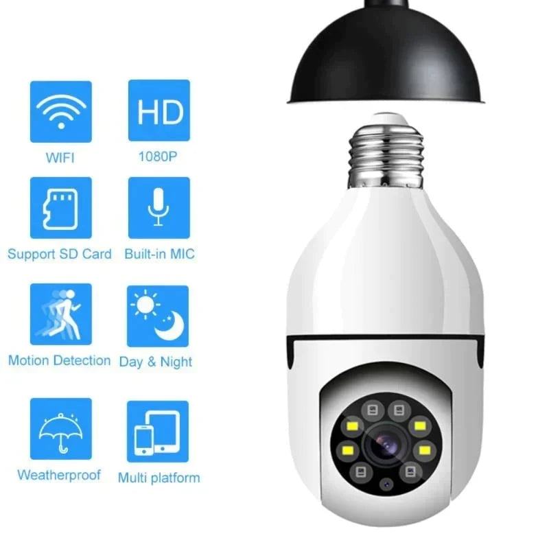 Cámara de Seguridad 4MP con Foco y Seguimiento IA | Visión Nocturna Full Color, WiFi Dual y Alertas Inteligentes