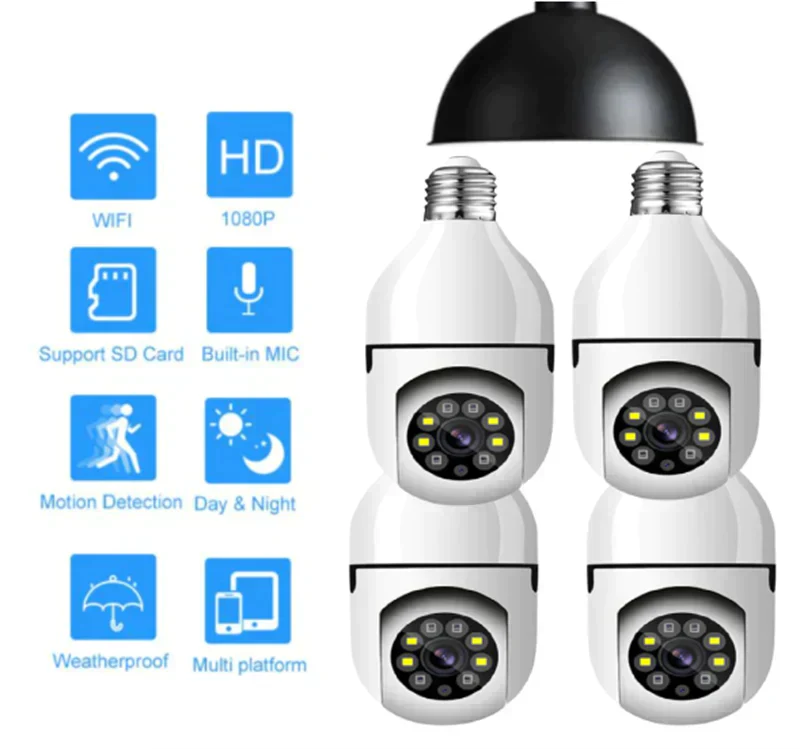 Cámara de Seguridad 4MP con Foco y Seguimiento IA | Visión Nocturna Full Color, WiFi Dual y Alertas Inteligentes