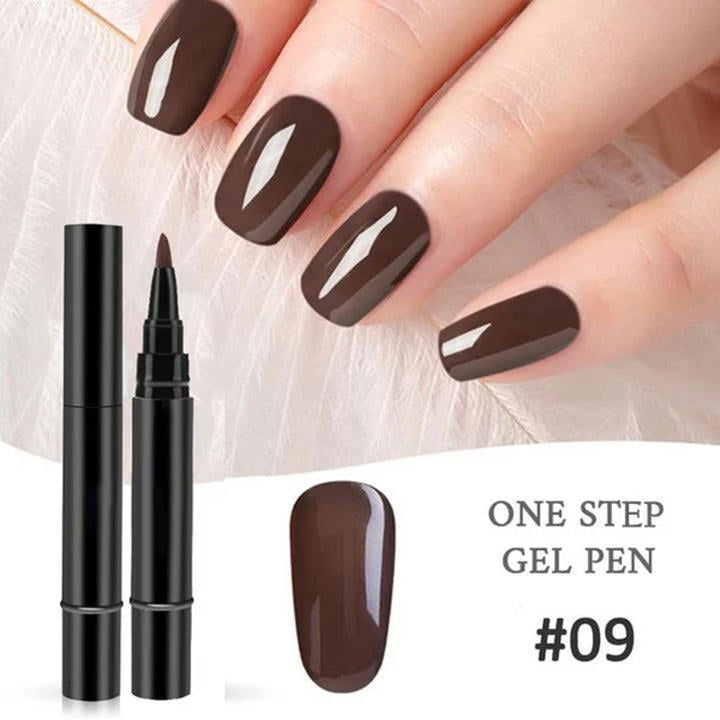 Pluma de gel de uñas de un paso
