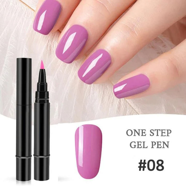 Pluma de gel de uñas de un paso