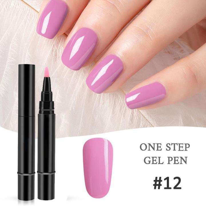 Pluma de gel de uñas de un paso