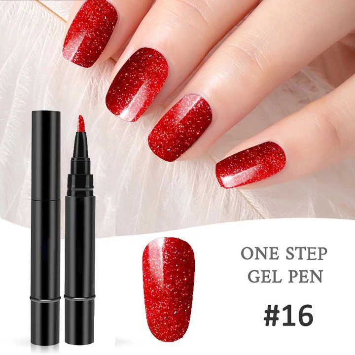 Pluma de gel de uñas de un paso