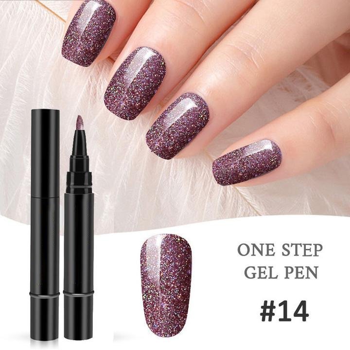 Pluma de gel de uñas de un paso