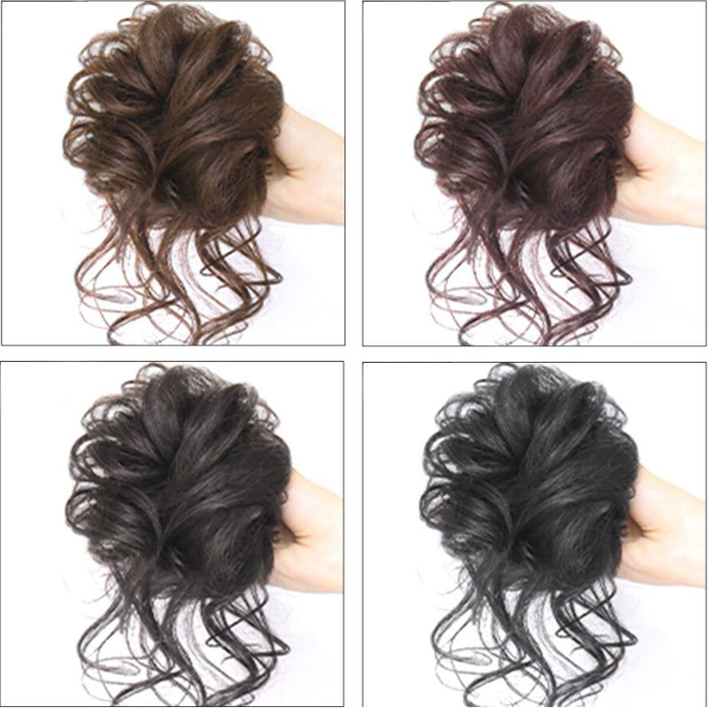 Gomas para moños para cabello rizado y despeinado