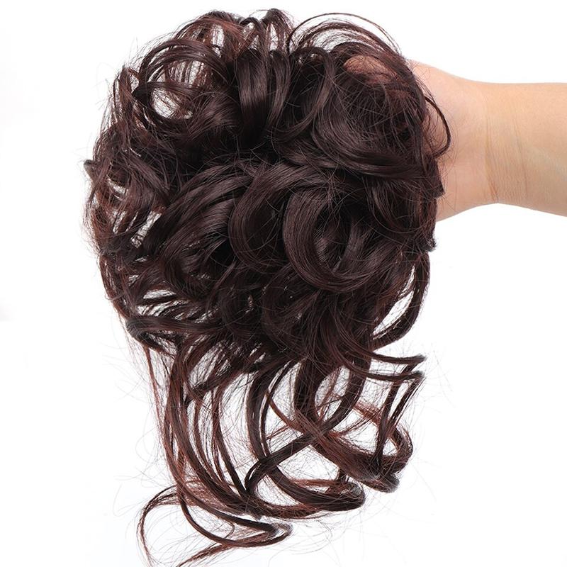 Gomas para moños para cabello rizado y despeinado