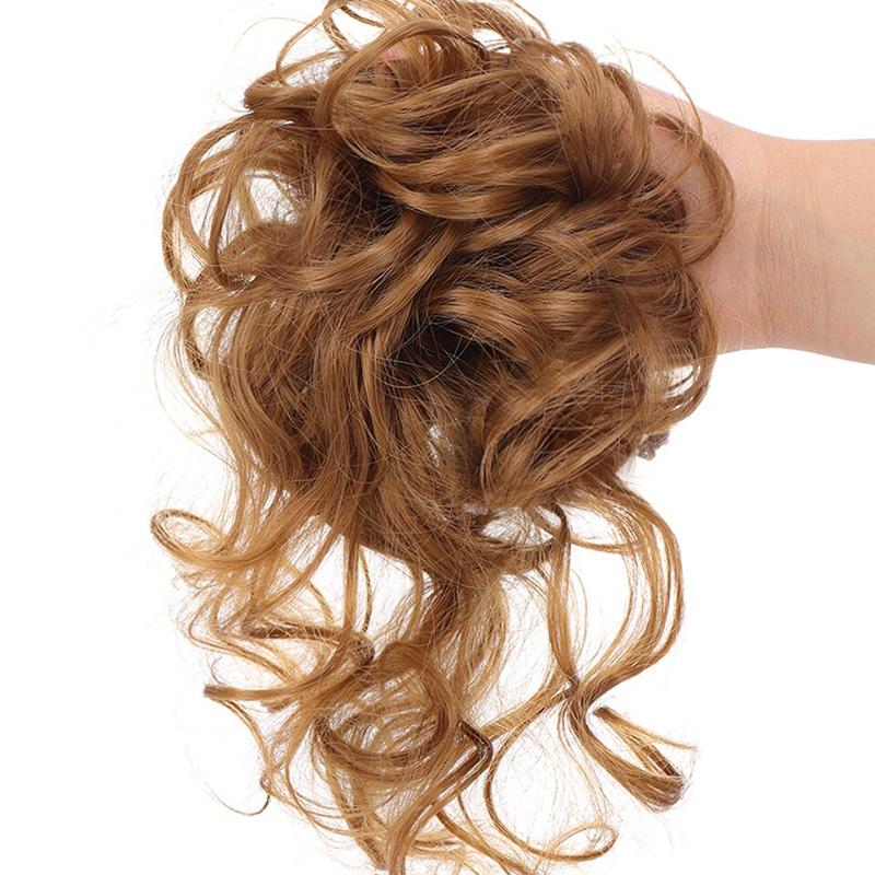Gomas para moños para cabello rizado y despeinado