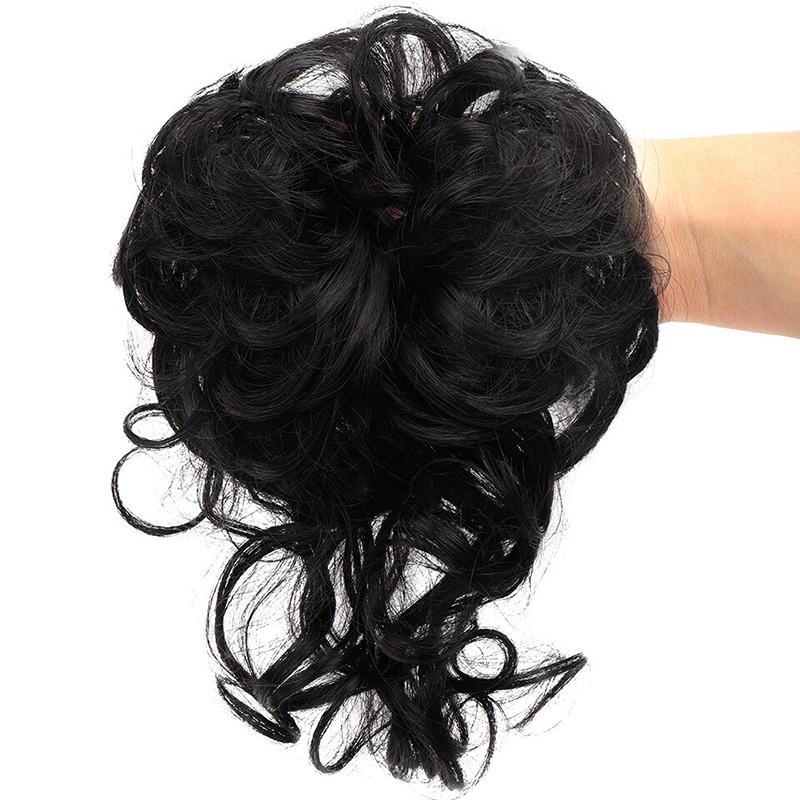 Gomas para moños para cabello rizado y despeinado