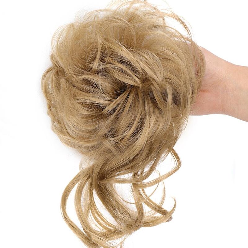 Gomas para moños para cabello rizado y despeinado