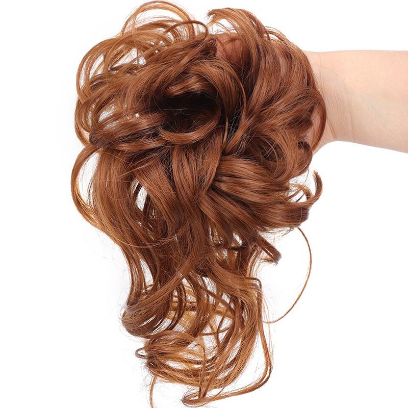 Gomas para moños para cabello rizado y despeinado
