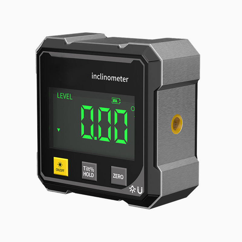 Medidor de Ángulos Digital con Base Magnética, Para Carpintería y Metalurgia