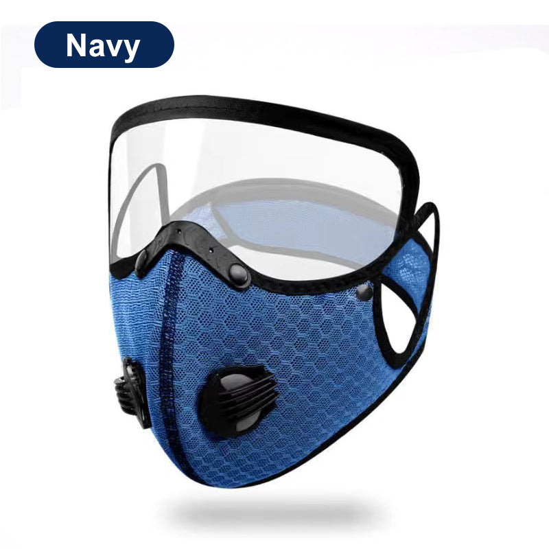 Máscara + Gafas de Motocicleta Anti-UV – Protección Total en la Ruta