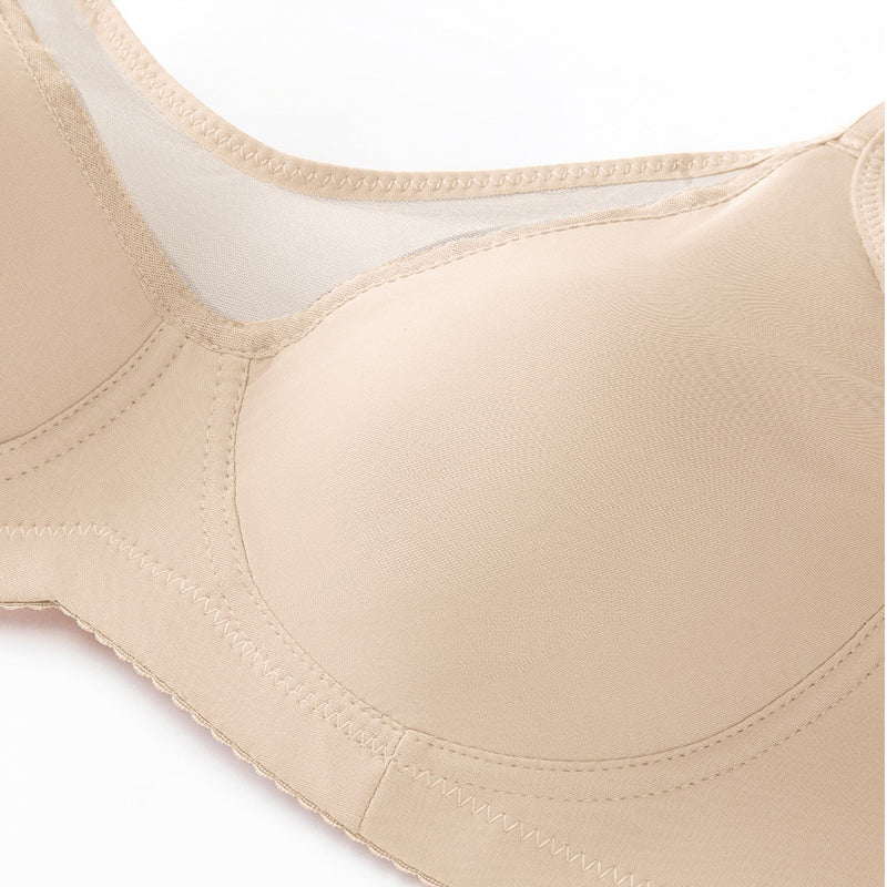 💐Sujetador elegante de cobertura completa transparente para mujer de talla grande