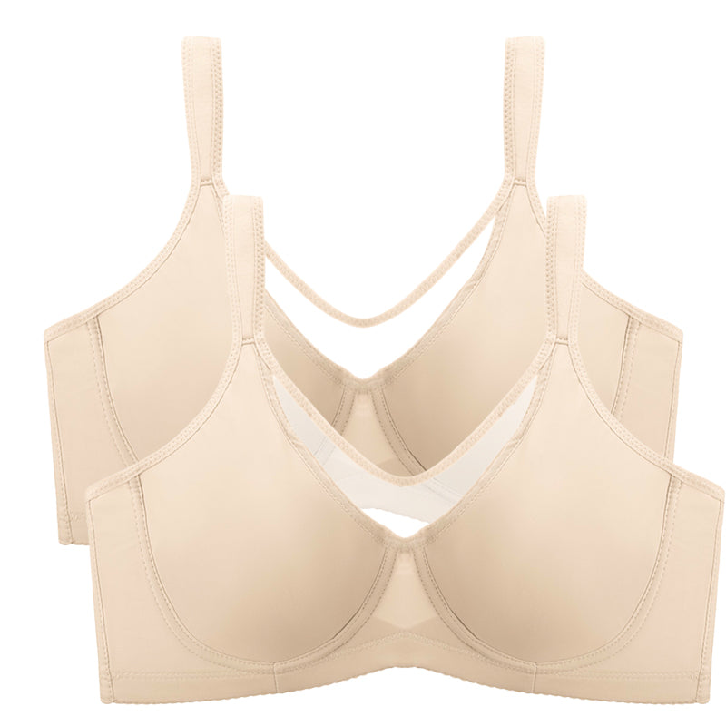 💐Sujetador elegante de cobertura completa transparente para mujer de talla grande