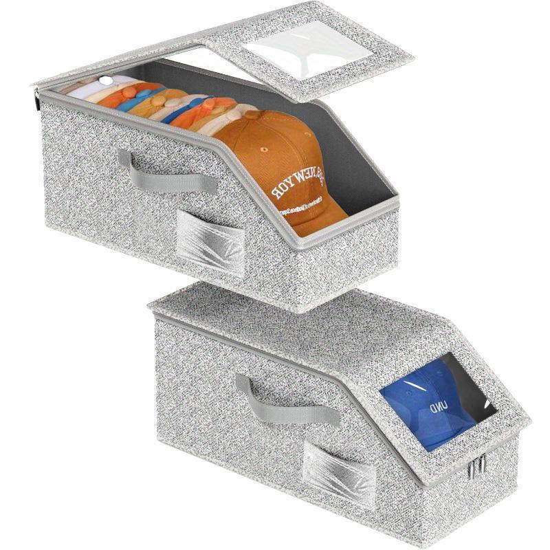 Cajas Organizadoras Apilables para Gorras