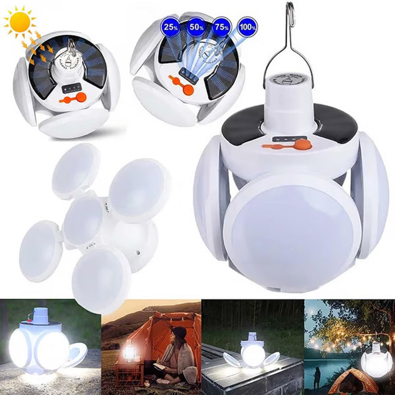 💡Luz solar impermeable multifuncional