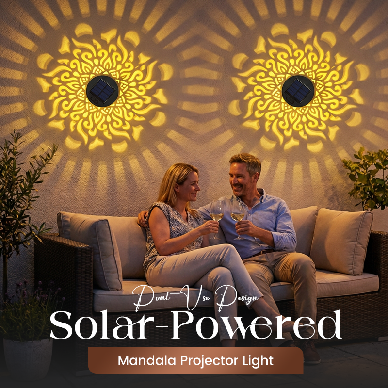 Lámpara Solar Mandala – Decoración Mágica para Exterior