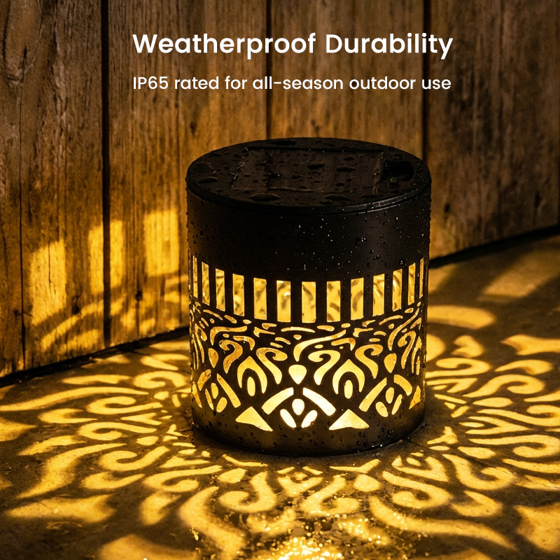 Lámpara Solar Mandala – Decoración Mágica para Exterior