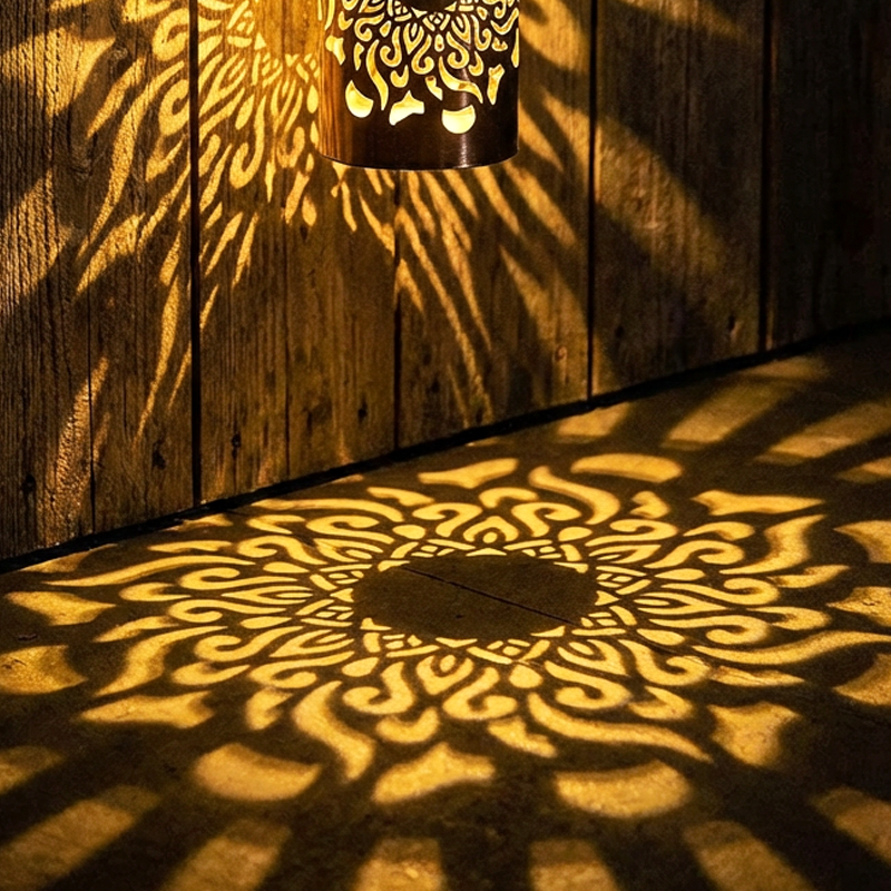 Lámpara Solar Mandala – Decoración Mágica para Exterior