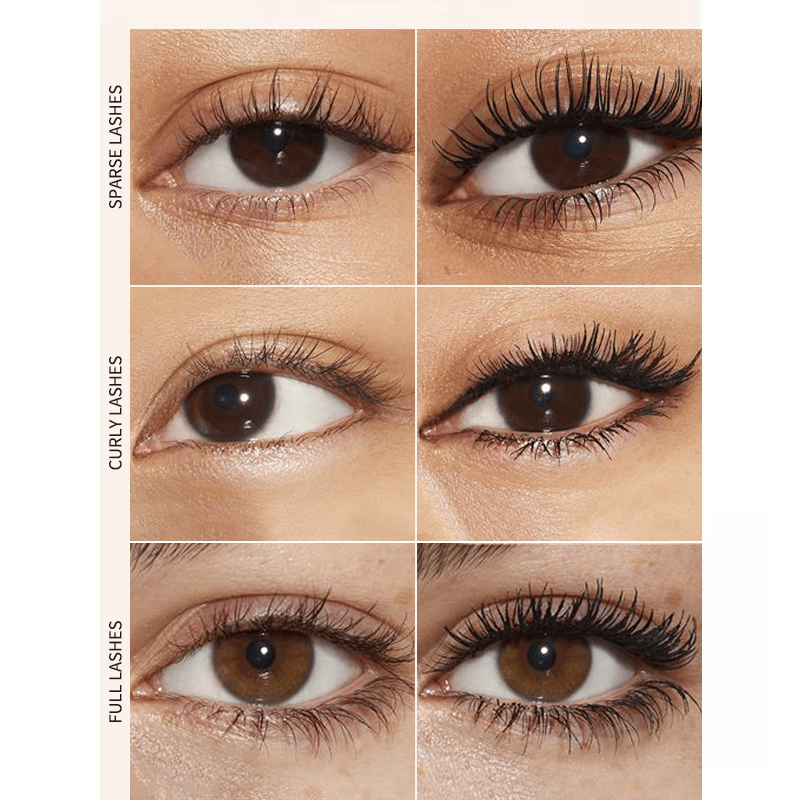 ⏰ ¡Oferta Limitada 50% OFF! 🎉 2 POR 1 – Duo de Máscara de Pestañas Tipo Tubing, Negro y Marrón, Volumen y Largo Intenso sin Manchas ✨👁️
