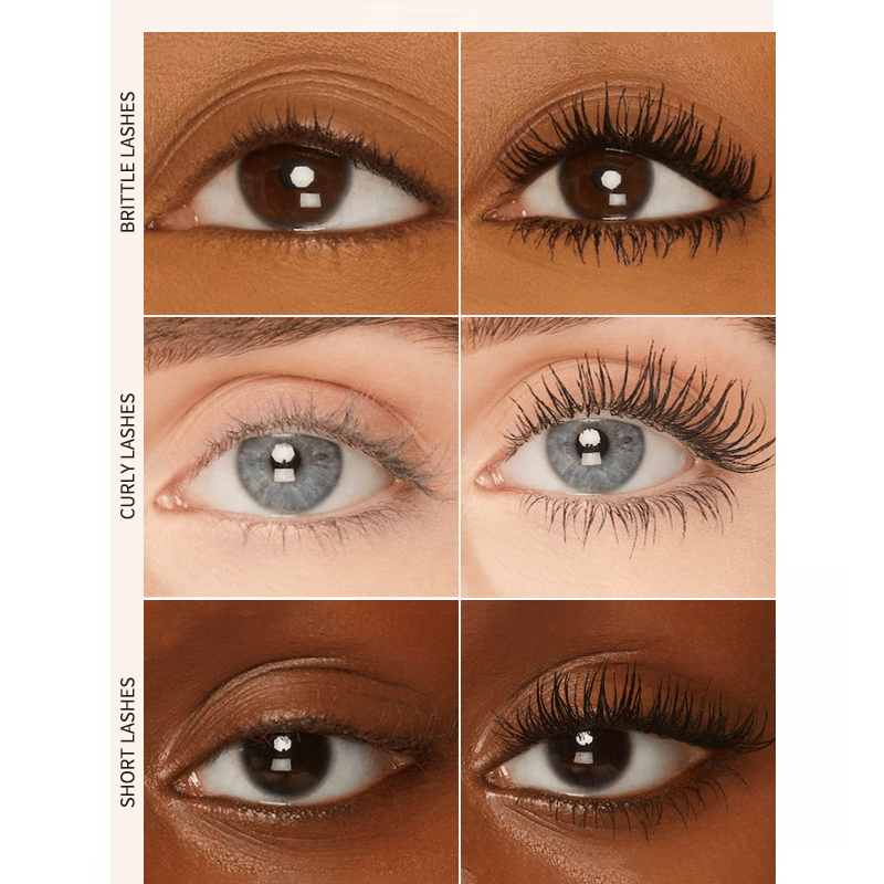 ⏰ ¡Oferta Limitada 50% OFF! 🎉 2 POR 1 – Duo de Máscara de Pestañas Tipo Tubing, Negro y Marrón, Volumen y Largo Intenso sin Manchas ✨👁️