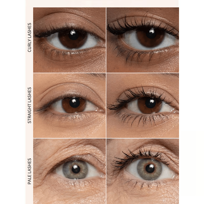 ⏰ ¡Oferta Limitada 50% OFF! 🎉 2 POR 1 – Duo de Máscara de Pestañas Tipo Tubing, Negro y Marrón, Volumen y Largo Intenso sin Manchas ✨👁️