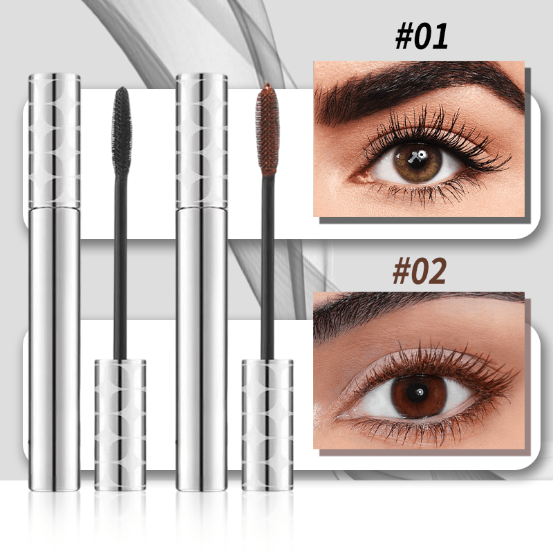 ⏰ ¡Oferta Limitada 50% OFF! 🎉 2 POR 1 – Duo de Máscara de Pestañas Tipo Tubing, Negro y Marrón, Volumen y Largo Intenso sin Manchas ✨👁️