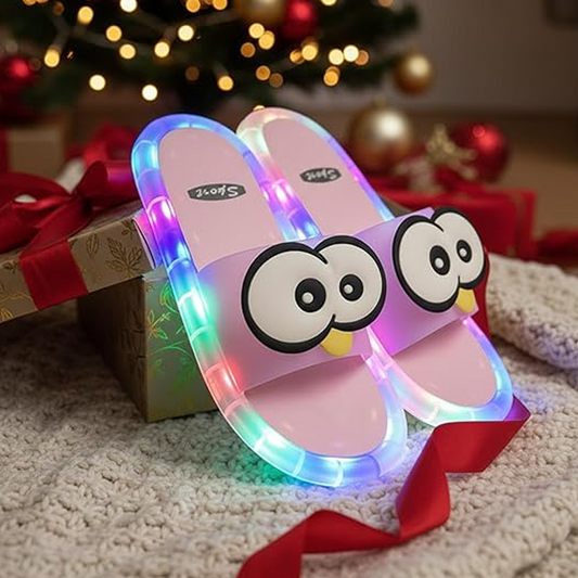 👟✨🐧 Zapatillas luminosas con LED para niños - Diseño de dibujos animados 🌟👶