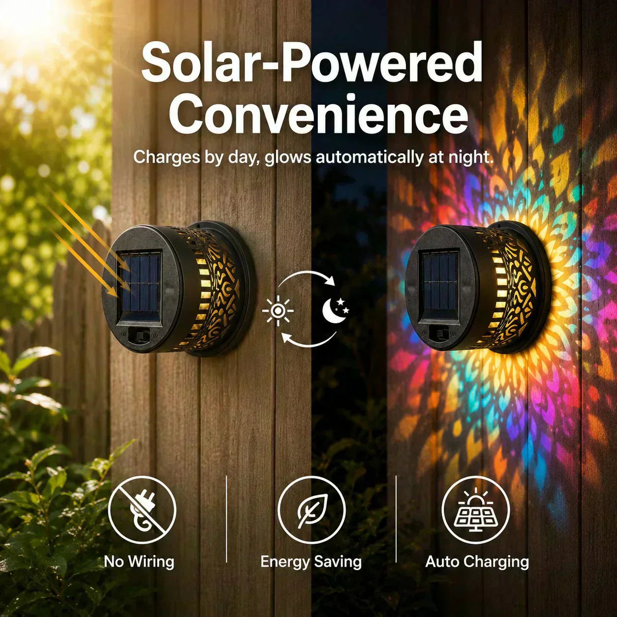 Lámpara Solar Mandala – Decoración Mágica para Exterior