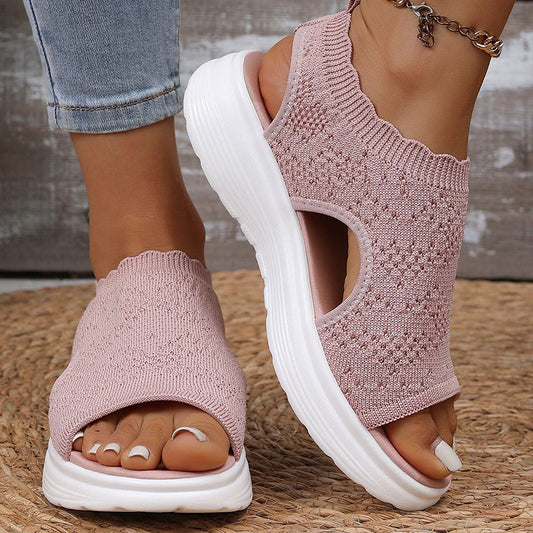 Sandalias de Plataforma Transpirables para Mujer – Comodidad y Estilo