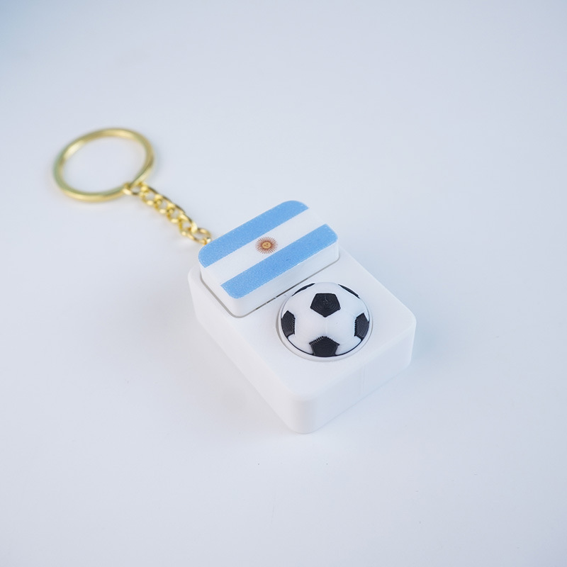 Llavero clicker con bandera nacional del Mundial 2026