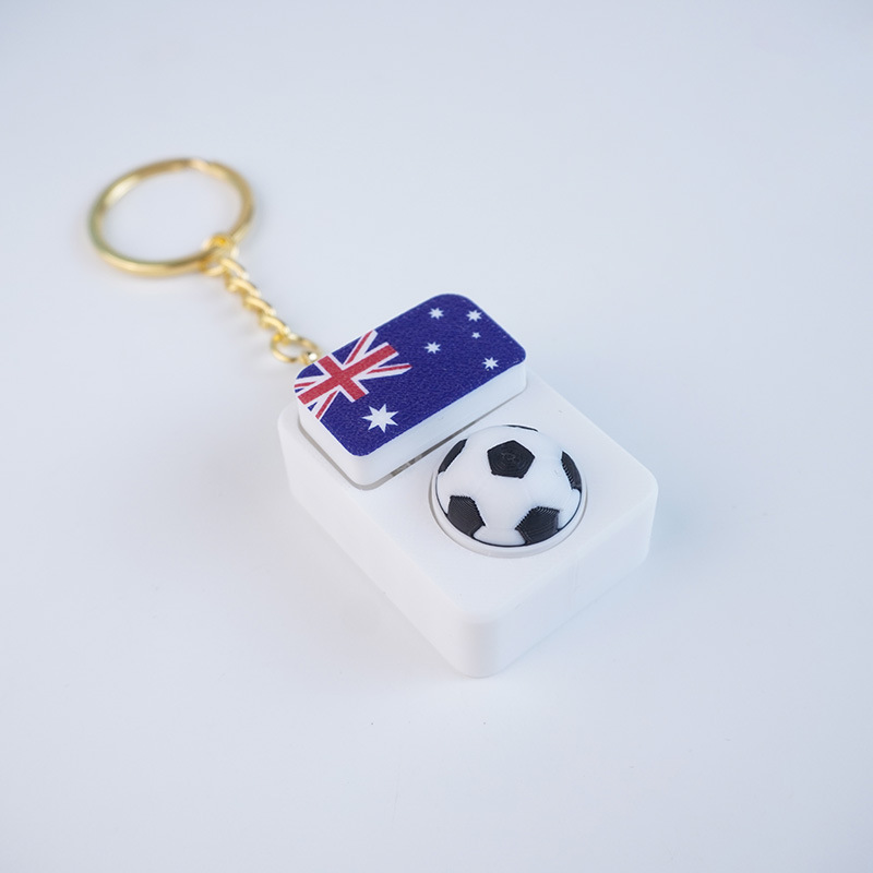 Llavero clicker con bandera nacional del Mundial 2026