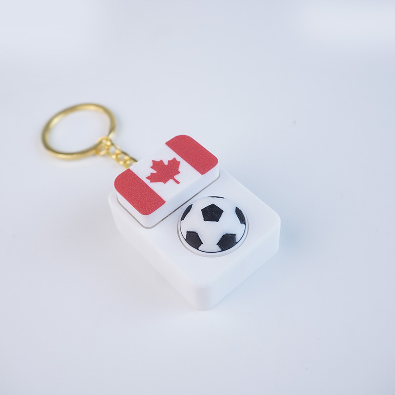 Llavero clicker con bandera nacional del Mundial 2026